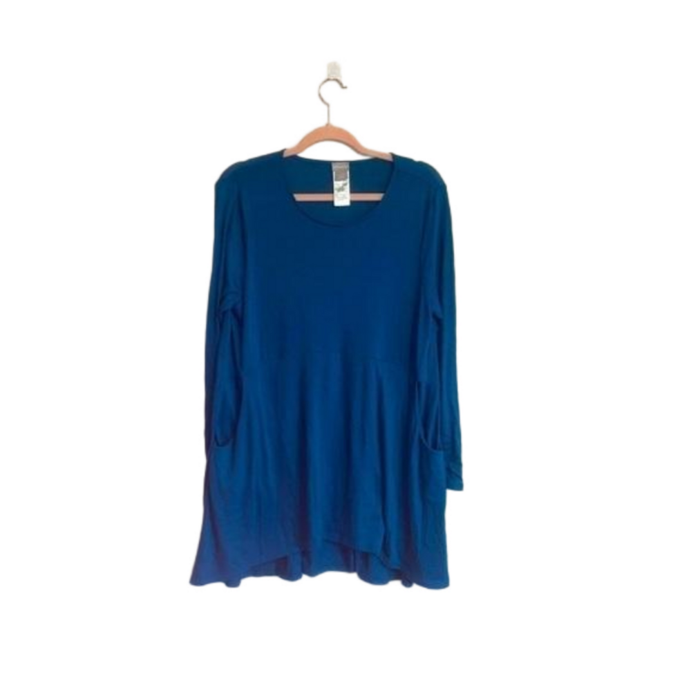 CHICO’S Flowy Blue Top